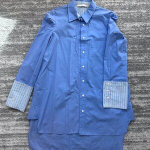 Zara Trafaluc Blue Dress Shirt